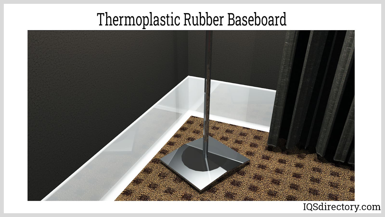 thermoplastic rubber baseboard